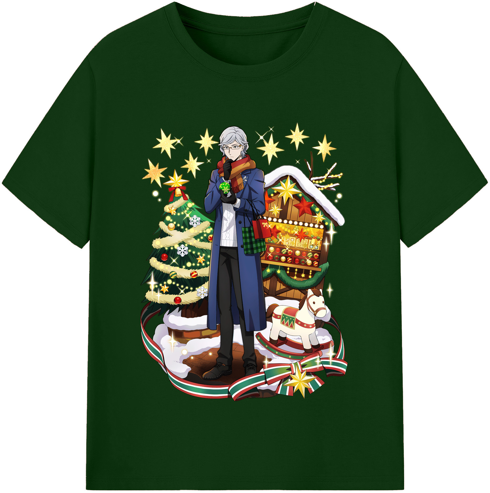 （画像用） 文豪ストレイドッグス Bungo Stray Dogs 綿100％半袖Tシャツ（フロントプリント）